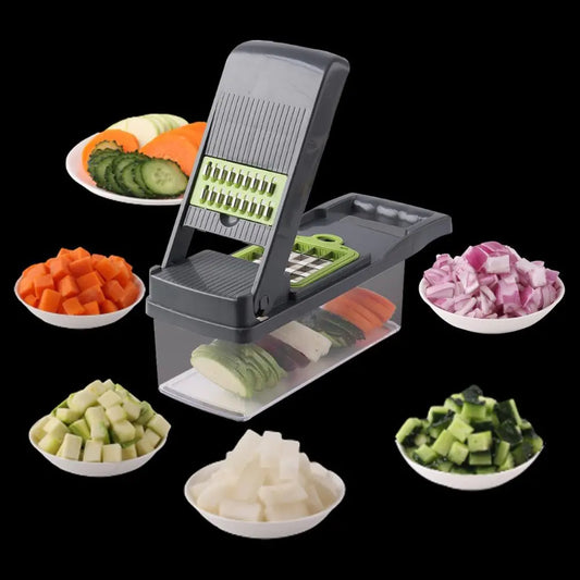 16 in 1 Multifunctional Vegetable Chopper by Anti Spier
