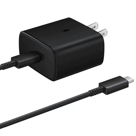 45W USB-C Super Fast Wall Charger + 6FT Cable For Samsung Galaxy S20 S21 S22 S23 by Anti Spier