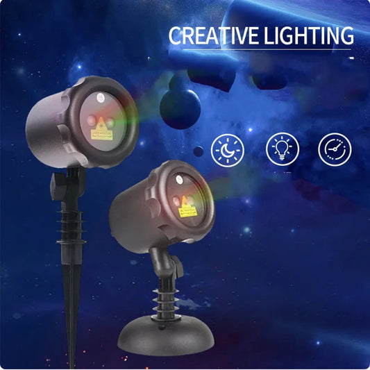 Christmas LED Laser Projector with 8 Patterns & Remote by Anti Spier