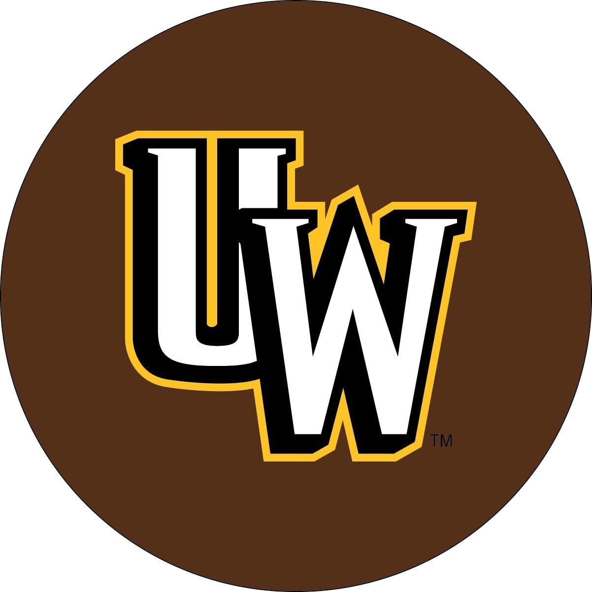 Wyoming Cowboys RR 4" Round Vinyl Magnet Auto Home University of by Fielders Choice