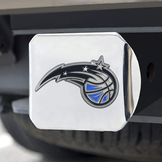 Orlando Magic Hitch Cover Solid Metal with Raised Color Metal Emblem 2" Square Type III by Fielders Choice