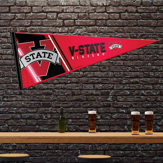 Valdosta State University Blazers Soft Felt Pennant, Primary Design, 12x30 Inch, Easy To Hang by Fielders Choice