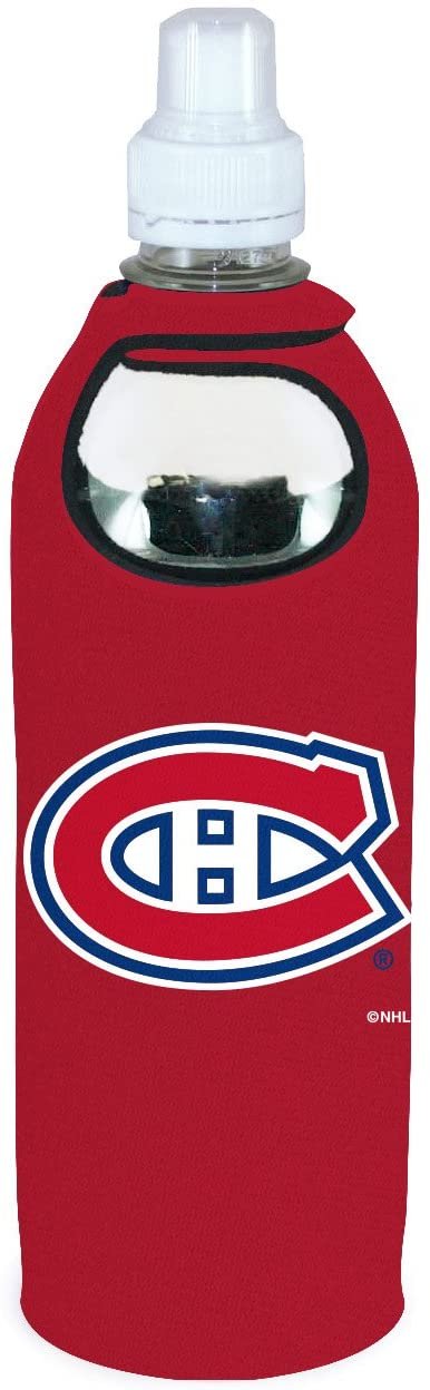 Montreal Canadiens 1/2 Liter Water Bottle Neoprene Beverage Insulator Holder Cooler with Clip Hockey by Fielders Choice