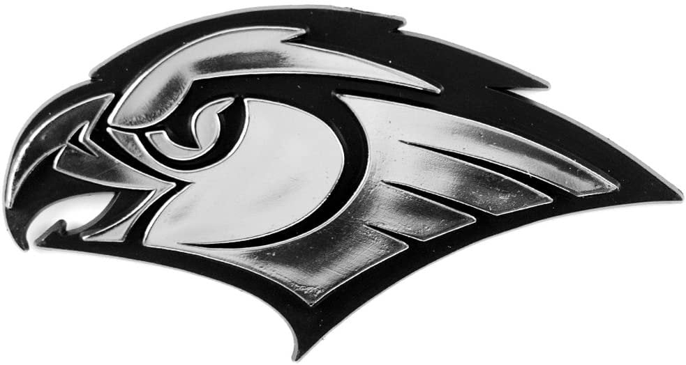 Atlanta Hawks Auto Emblem, Plastic Molded, Silver Chrome Color, Raised 3D Effect, Adhesive Backing by Fielders Choice