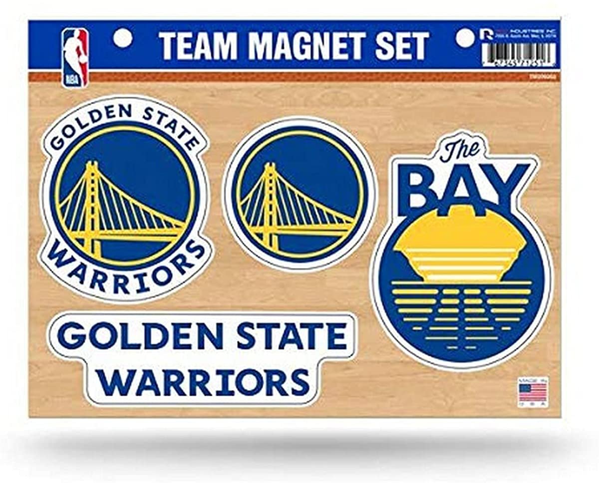Golden State Warriors Die Cut Team Magnet Set Sheet by Fielders Choice