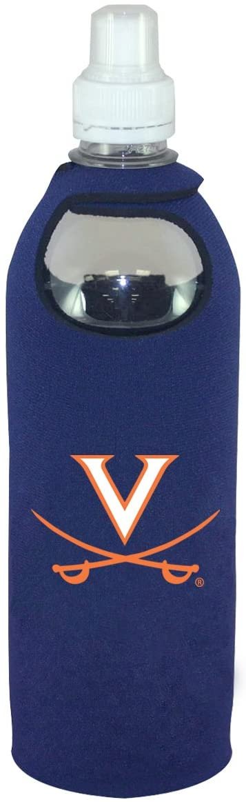 Virginia Cavaliers UVA 1/2 Liter Water Soda Bottle Beverage Insulator Holder Cooler with Clip University of by Fielders Choice