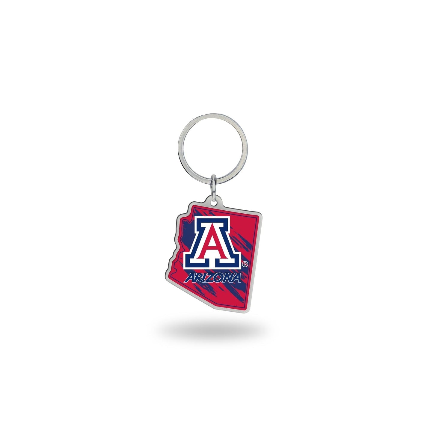 Rico Industries NCAA Arizona Wildcats State Shape Keychain by Fielders Choice