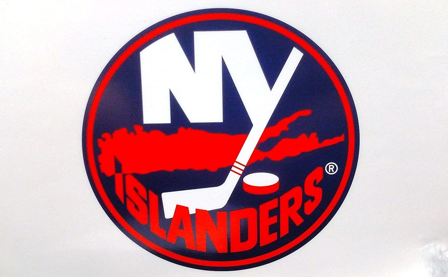 New York Islanders Jumbo Cling Decal Sticker Auto Home Window Static Hockey by Fielders Choice