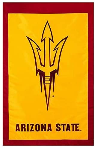 Arizona State University Sun Devils Premium 28x44 Inch Banner Flag Double Sided Embroidered Applique by Fielders Choice