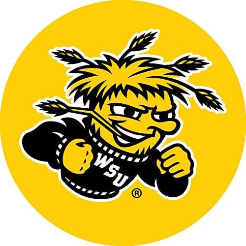 Wichita State Shockers DECAL RR 4" Round Vinyl Auto Home Window Glass University of by Fielders Choice