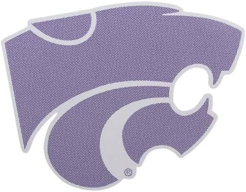 Kansas State University Wildcats 8 Inch Perforated Auto Window Film Decal One-Way Vision Exterior Application by Fielders Choice