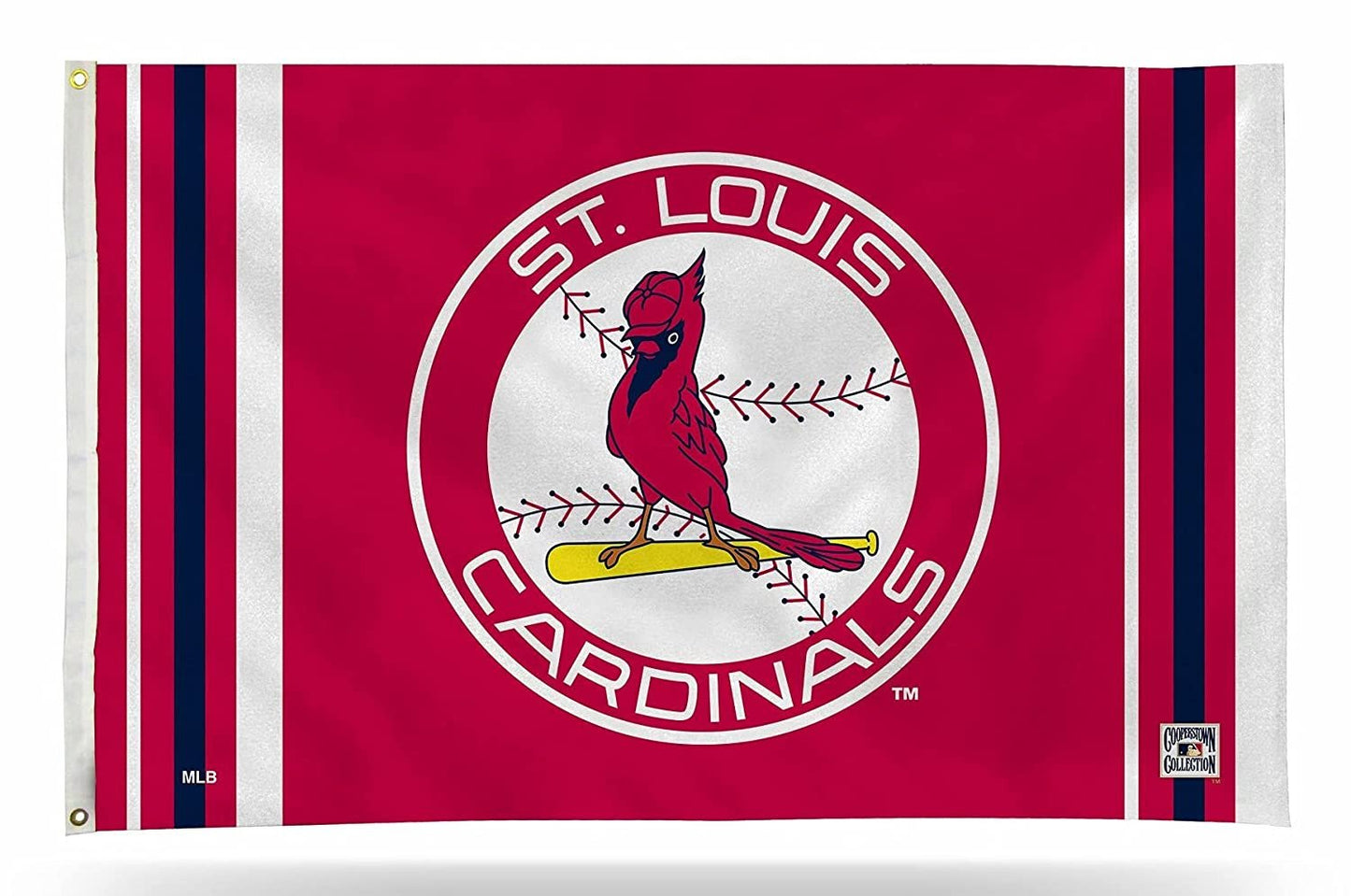 St Louis Cardinals Premium 3x5 Feet Flag Banner, Retro Logo, Metal Grommets, Outdoor Indoor, Single Sided by Fielders Choice