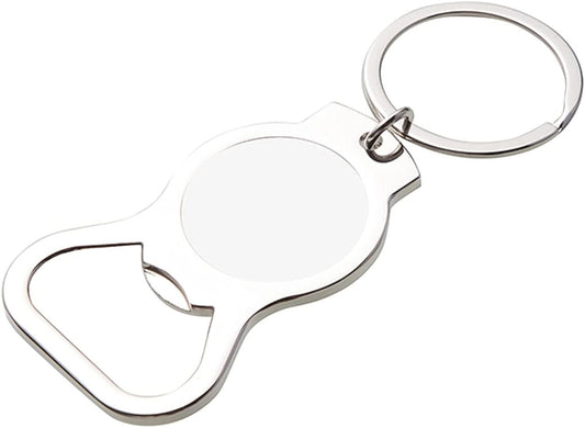 Tampa Bay Lightning Premium Solid Metal Bottle Opener Keychain, Silver Key Ring, Team Logo by Fielders Choice