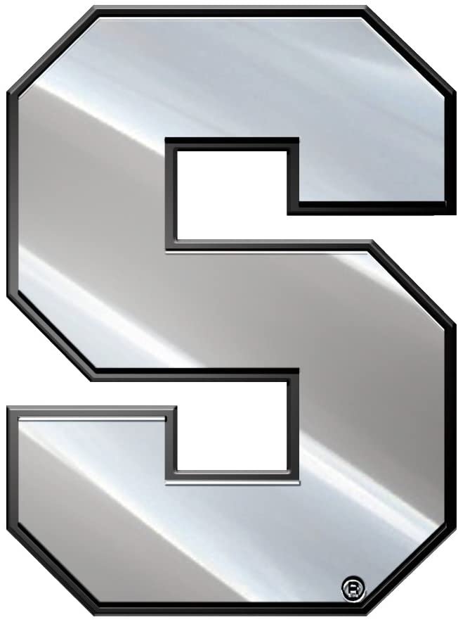 Syracuse University Orange Premium Solid Metal Raised Auto Emblem, Shape Cut, Adhesive Backing by Fielders Choice