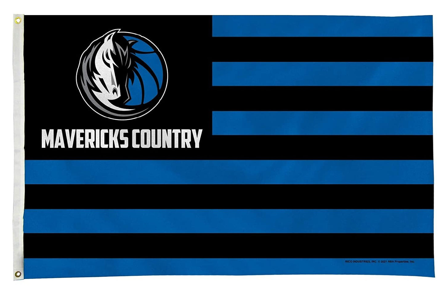 Dallas Mavericks Premium 3x5 Feet Flag Banner, Country Design, Metal Grommets, Outdoor Use, Single Sided by Fielders Choice
