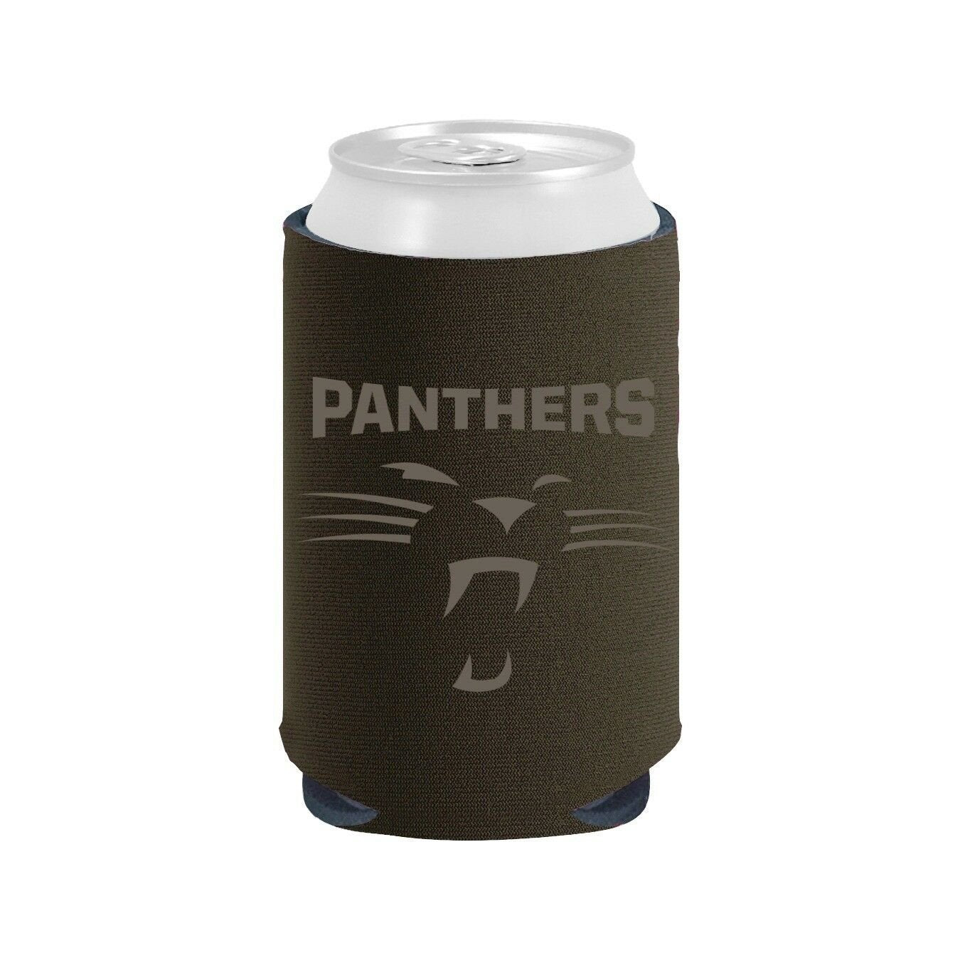 Carolina Panthers 2-Pack BLACK TONAL CAN Koozie Neoprene Holder Cooler Football by Fielders Choice