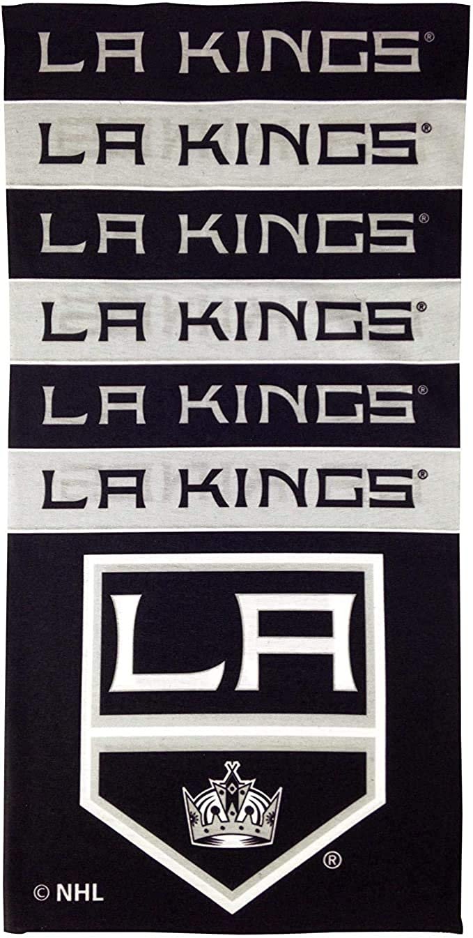 Los Angeles Kings Superdana Neck Gaiter, Team Color, 10" x 19" by Fielders Choice