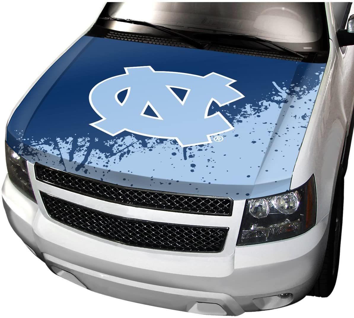 University of North Carolina Tar Heels Auto Hood Cover, One Size, One Color by Fielders Choice