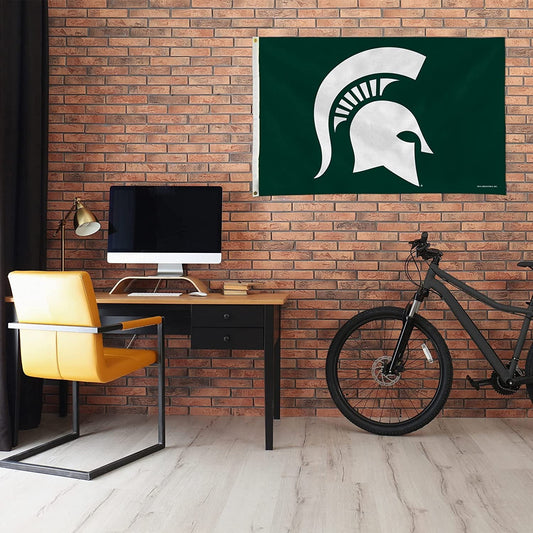 Michigan State University Spartans Premium 3x5 Flag Banner Metal Grommets Outdoor Indoor by Fielders Choice