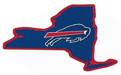 NFL Rico Industries Home State Sticker, Buffalo Bills by Fielders Choice