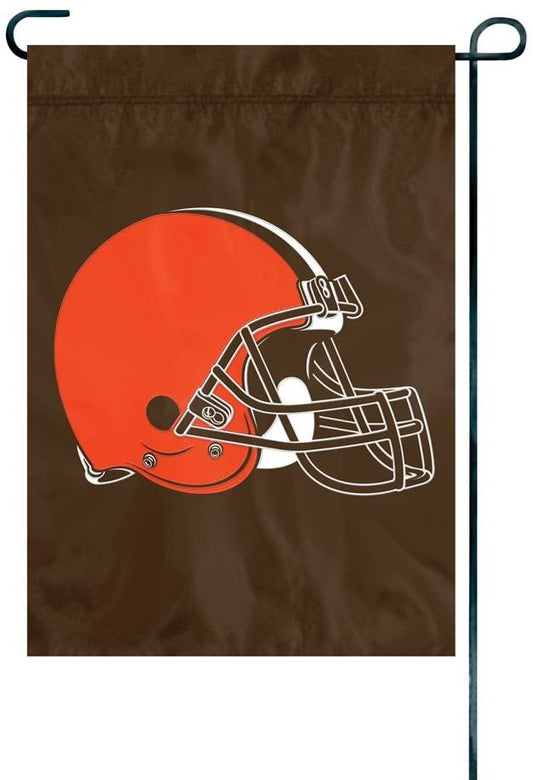 Cleveland Browns Premium Garden Flag Banner Applique Embroidered 12.5x18 Inch by Fielders Choice
