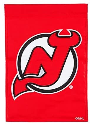 New Jersey Devils Premium Garden Flag Banner, Double Sided, Emroidered, 13x18 Inch by Fielders Choice