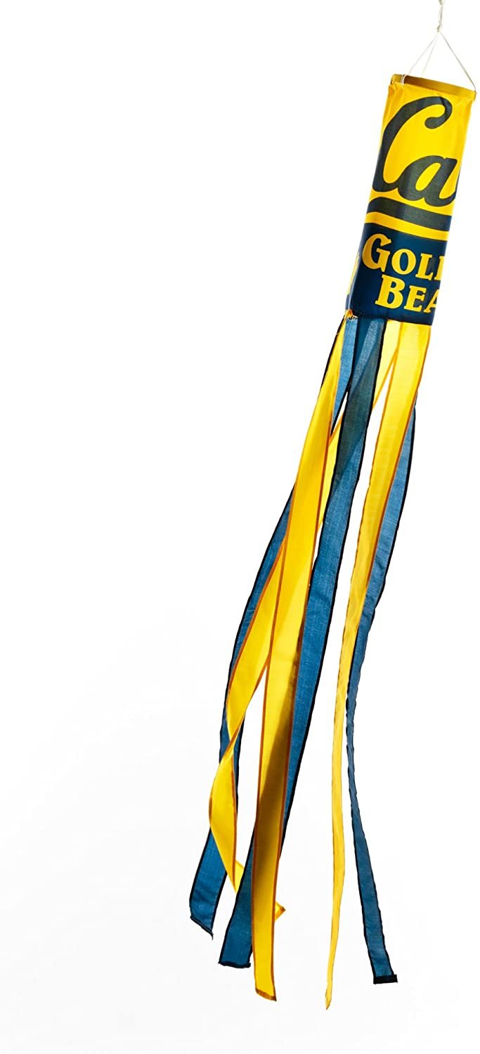 University of California Bears Windsock Wind Spinner 60 Inch Outdoor by Fielders Choice
