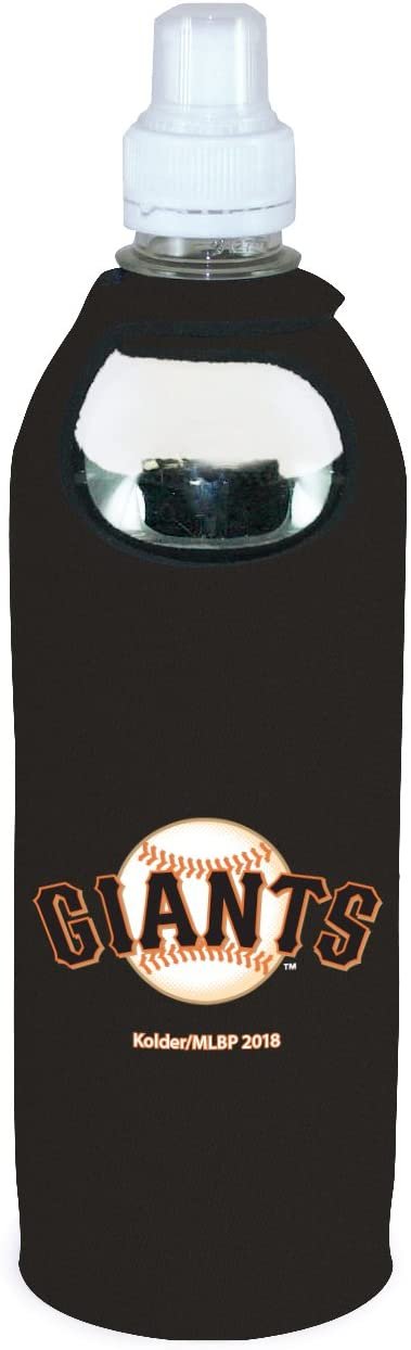 San Francisco Giants 1/2 Liter Water Soda Bottle Beverage Insulator Holder Cooler with Clip Baseball by Fielders Choice