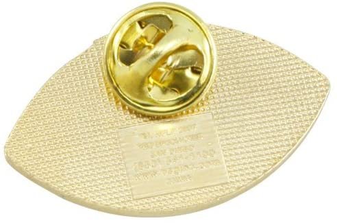 Los Angeles Chargers Metal Hat Lapel Pin, Gold Football Logo by Fielders Choice
