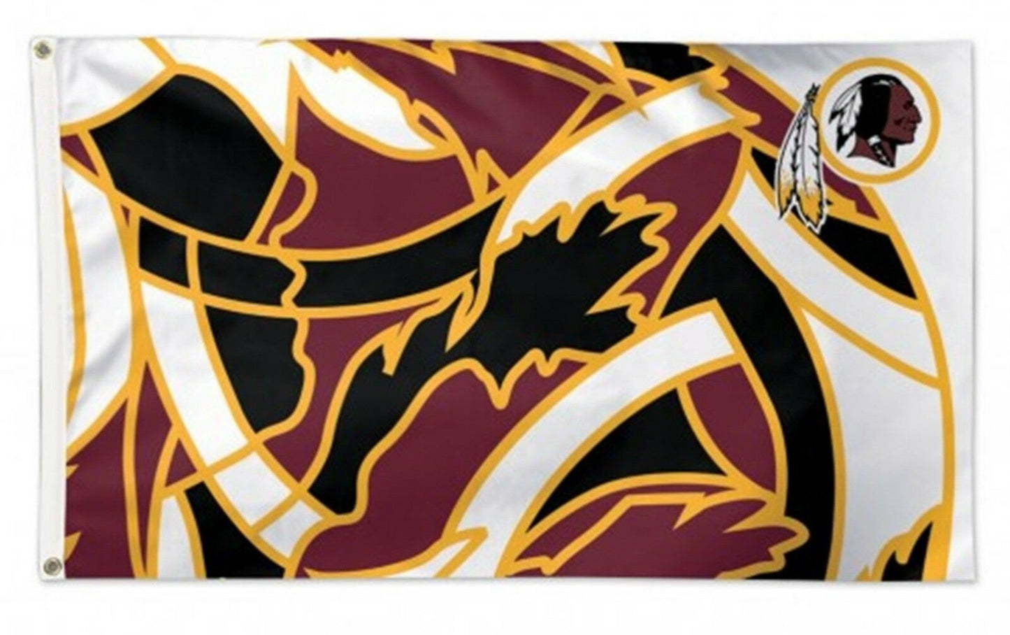 Washington Redskins Commanders Premium 3x5 Feet Flag Banner, Xfit Design, Outdoor Indoor Use, Single Sided by Fielders Choice