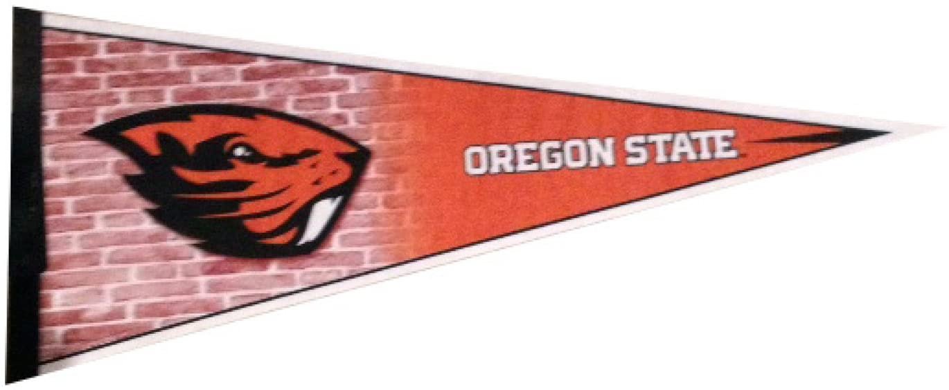Oregon State University Beavers Soft Felt Pennant, Primary Design, 12x30 Inch, Easy To Hang by Fielders Choice