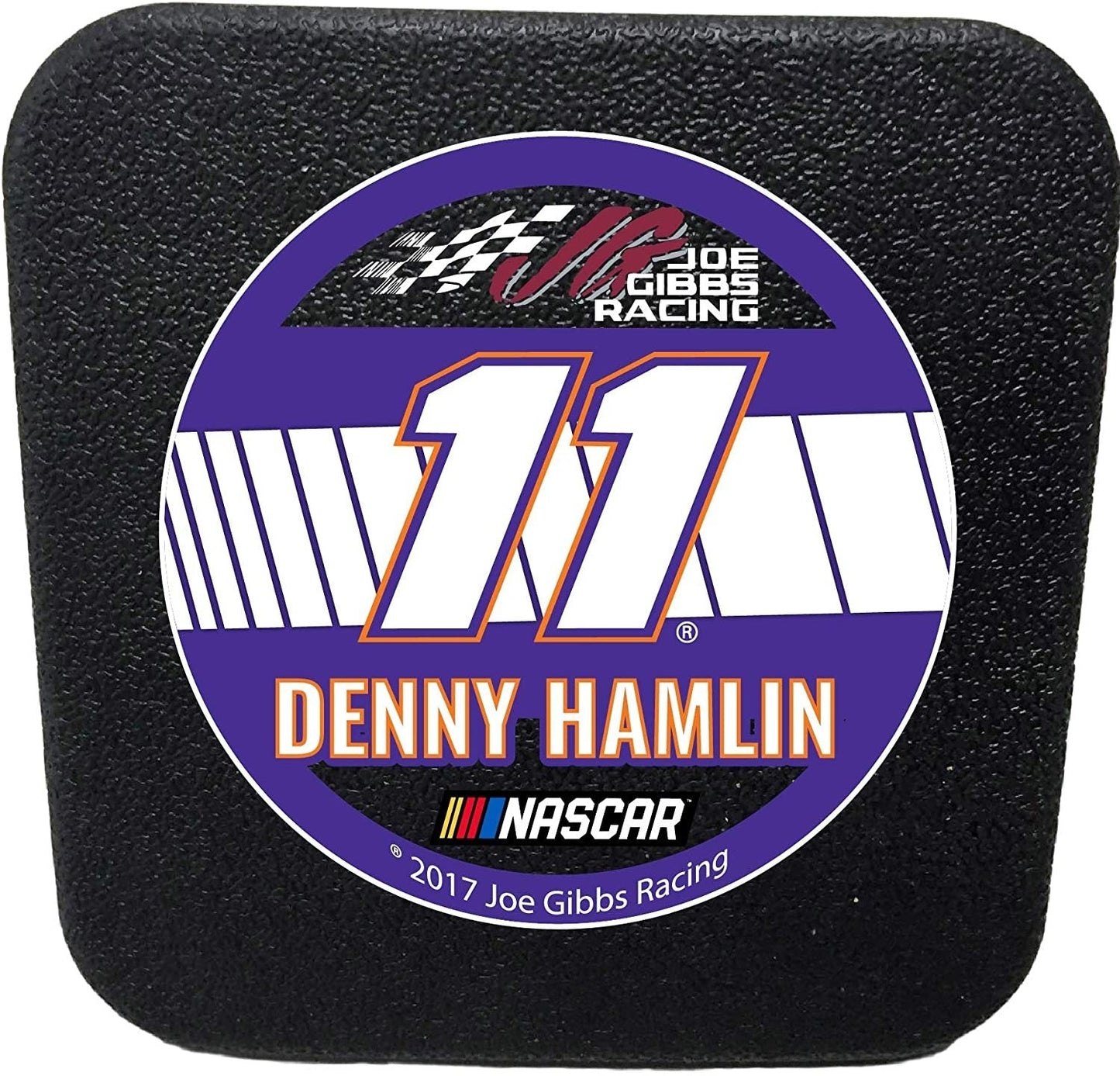 Denny Hamlin #11 Rigid Plastic Hitch Cover Plug Bumper Trailer Auto Racing by Fielders Choice