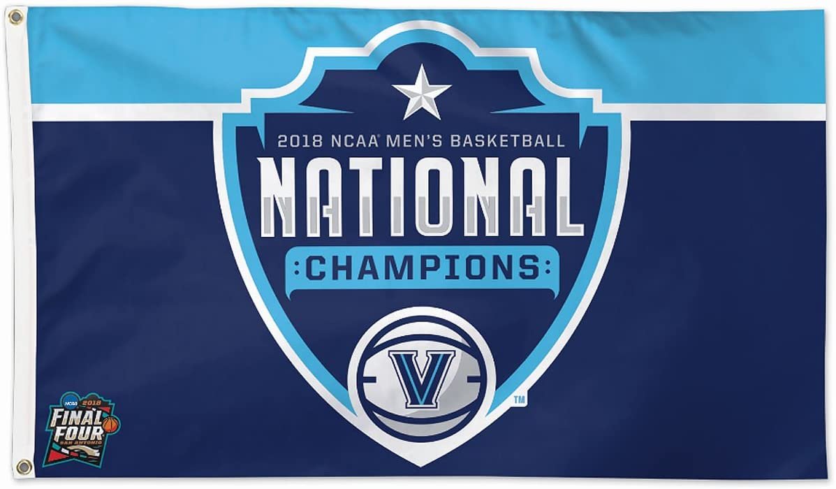 Villanova University Wildcats Premium 3x5 Feet Flag Banner, 2018 National Basketball Champions, Metal Grommets by Fielders Choice