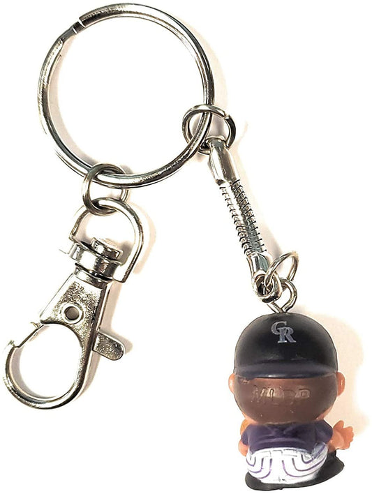 Colorado Rockies Teeny Mates Keychain Tag Along Figure Baseball by Fielders Choice