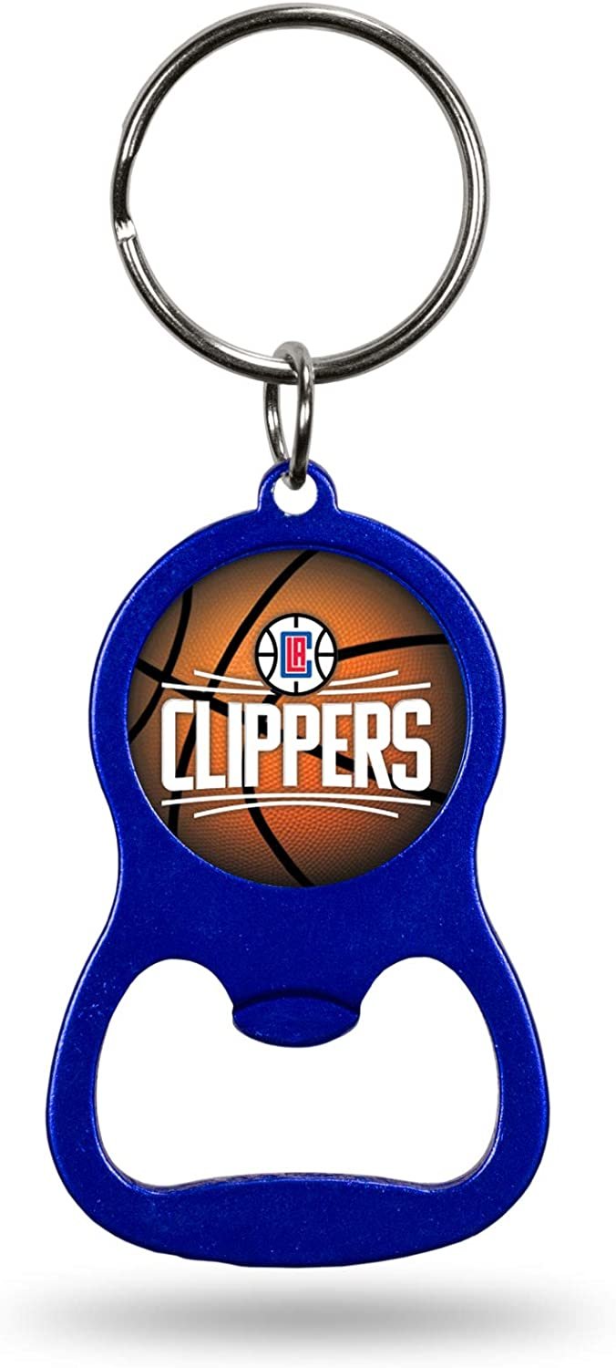 Los Angeles Clippers Bottle Opener Colored Keychain, Royal, Measures 1.25" x 3.75" by Fielders Choice