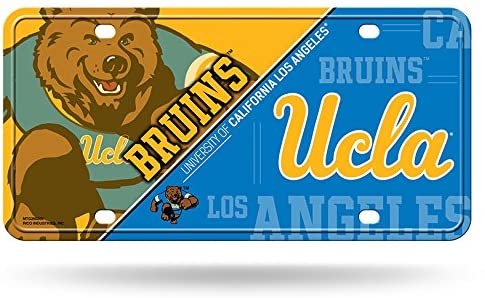 UCLA Bruins Metal Auto Tag License Plate, Split Design, 12x6 Inch by Fielders Choice