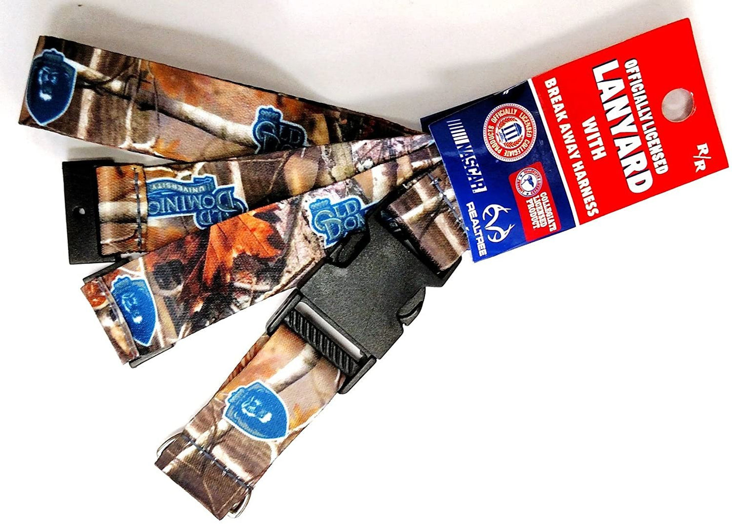 Old Dominion Monarchs CAMO RR Deluxe 2-Sided Lanyard Breakaway Clip w/J-Hook Keychain University of by Fielders Choice