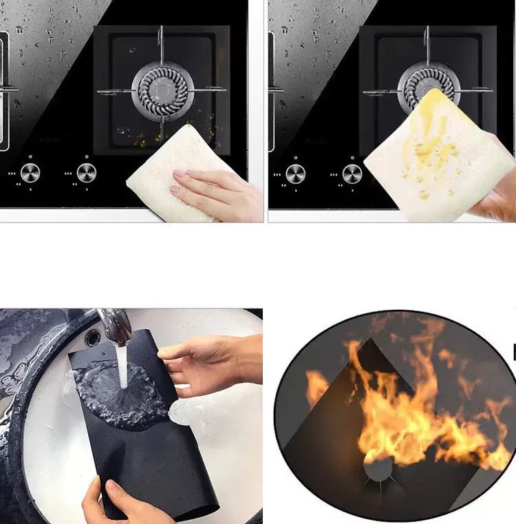 Gas Stove Protector Pad - High Temperature Kitchen Mat by Anti Spier
