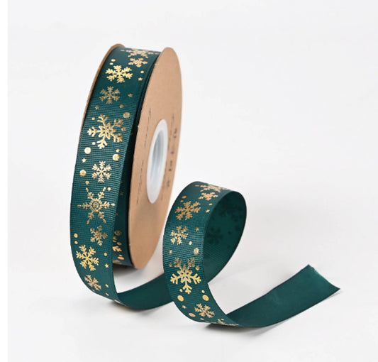 Ribbon Printed Christmas Design Decoration Gift Packing by Anti Spier