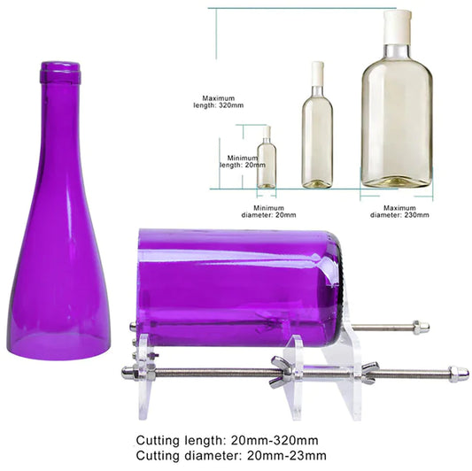Glass Bottle Cutter Kit Beer Wine Jar DIY Cutting Machine Craft Recycle Tools US by Anti Spier