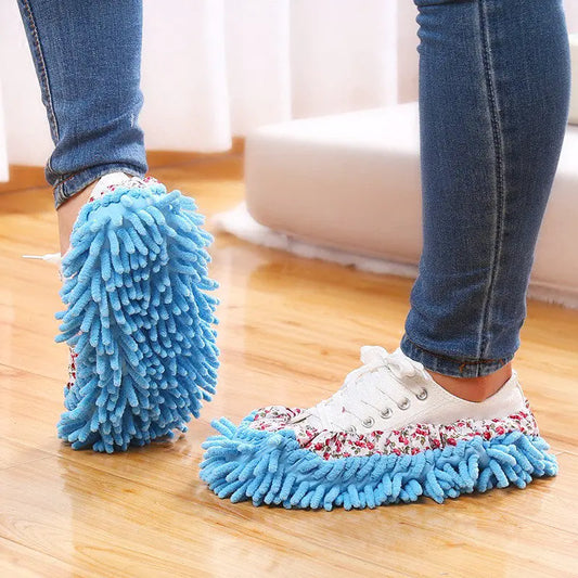 Multifunction Floor Dust Cleaning Slippers Shoes by Anti Spier