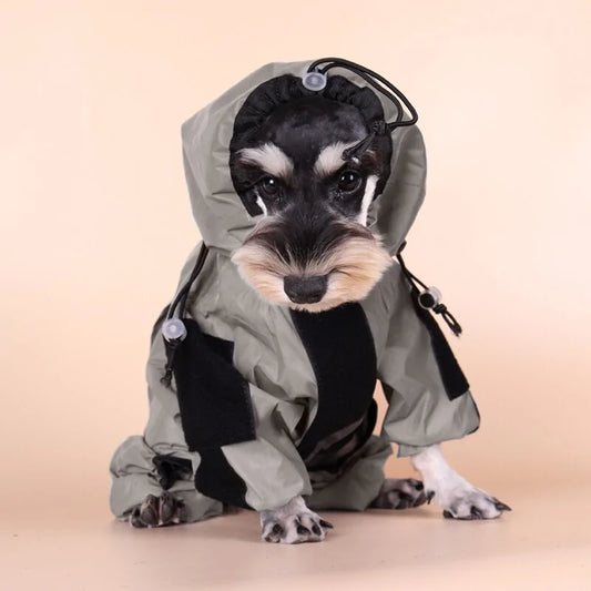 Reflective Pet Dog Raincoat by Anti Spier