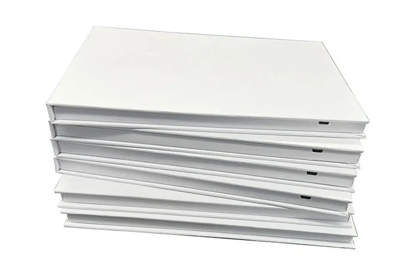 7-inch White Hardcover Video Brochure Card by Anti Spier
