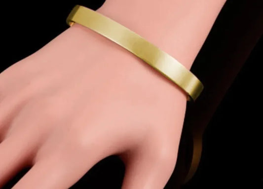 Glossy inlaid magnet health bracelet simple magnetic therapy by Anti Spier