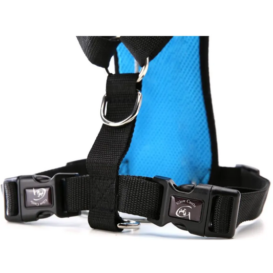 Dog supplies Breathable mesh chest straps Pet car safety chest back by Anti Spier