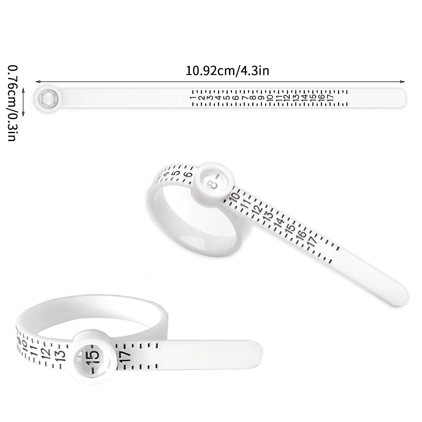 Measuring Tape With Magnifying Glass for finger by Anti Spier