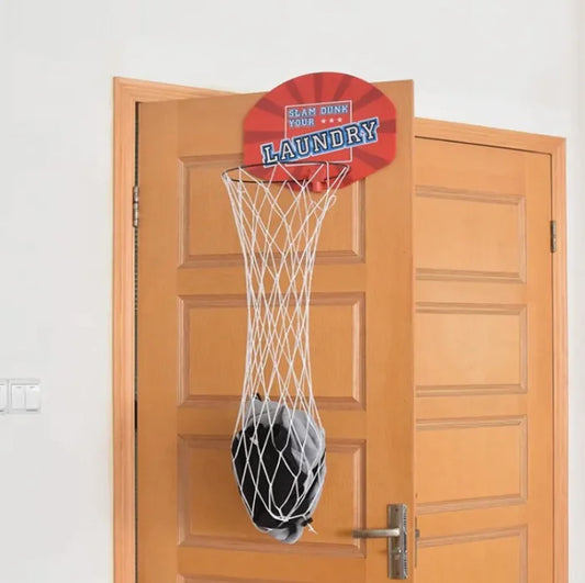 Hanging Basketball Laundry Basket by Anti Spier