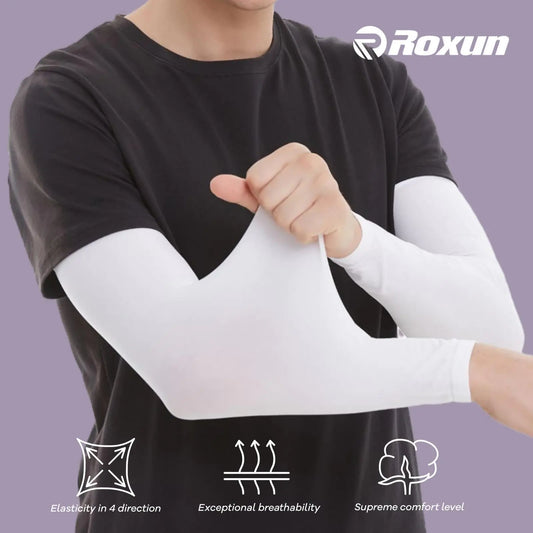 Arm Sleeves, Cooling UV Sun Protection Sports Compression for Men/Women 4 Pairs by Anti Spier