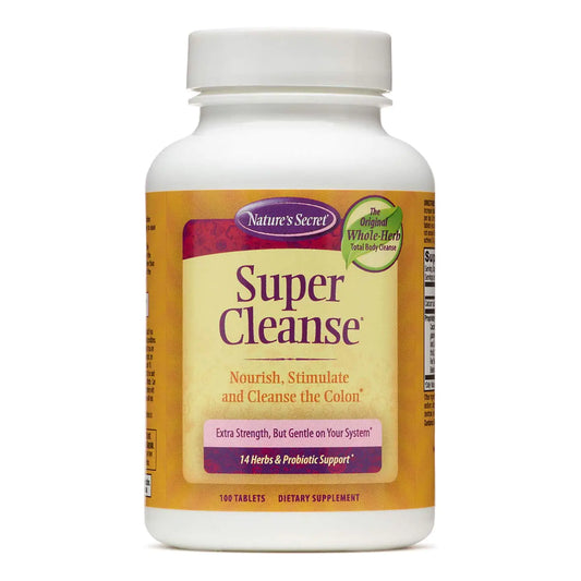 Super Cleanse by Natures Secret | Herbal and Probiotic Support 100 Tablets by Anti Spier