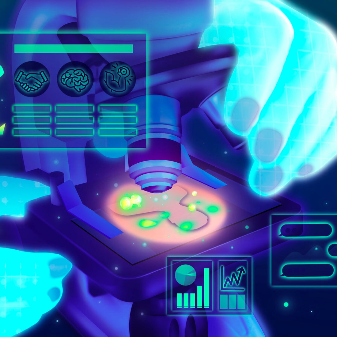 AI model interface on a computer screen